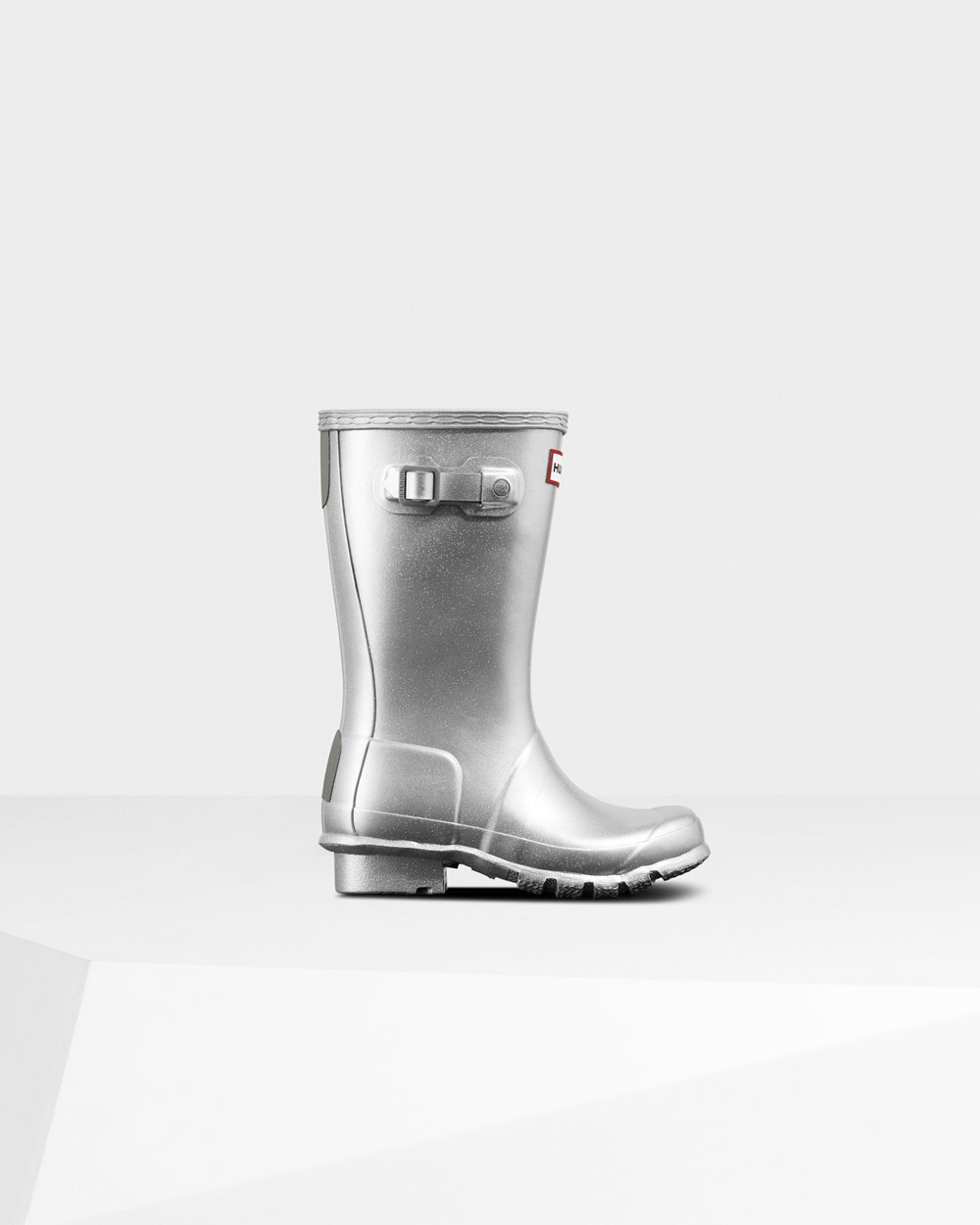 Kids Hunter Original Big Cosmic - Rain Boots Silver - 5289-QRUBL